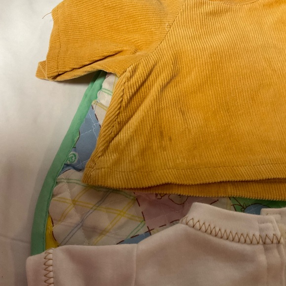 Vintage Cabbage Patch Kid Boys Corduroy Outfit W/ Teddy Bear Appliqué & T Shirt - Picture 8 of 9